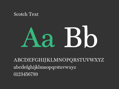 Scotch Text