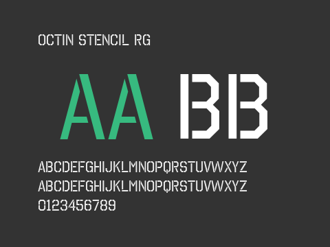 Octin Stencil Rg