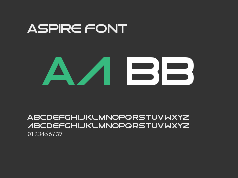 Aspire Font