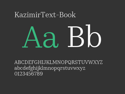 KazimirText-Book