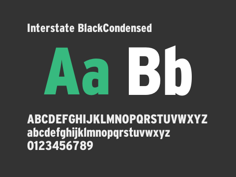 Interstate BlackCondensed