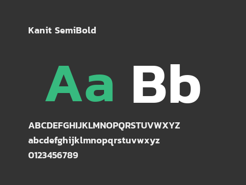 Kanit SemiBold