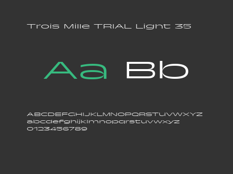 Trois Mille TRIAL Light 35