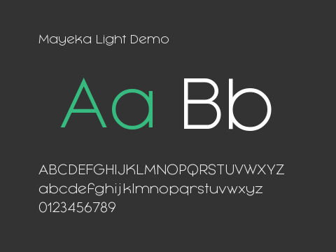 Mayeka Light Demo