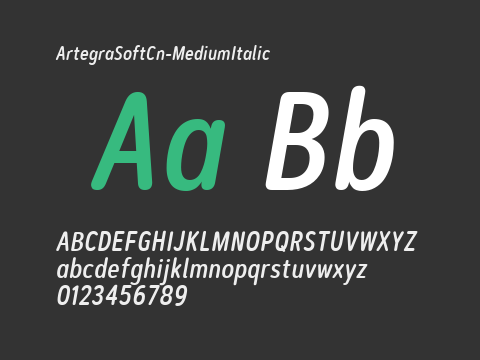 ArtegraSoftCn-MediumItalic