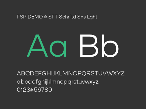 FSP DEMO - SFT Schrftd Sns Lght