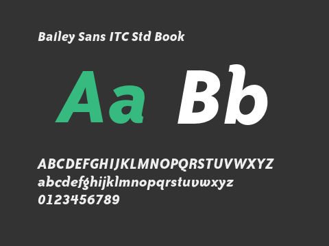 Bailey Sans ITC Std Book