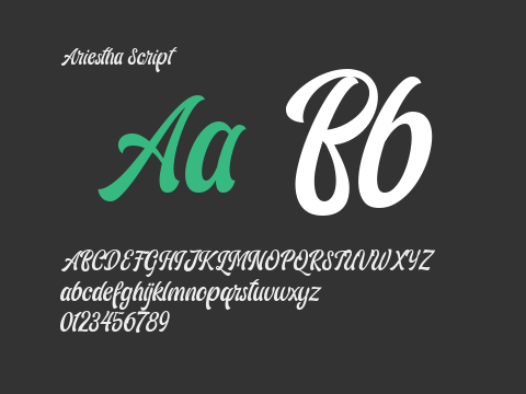 Ariestha Script