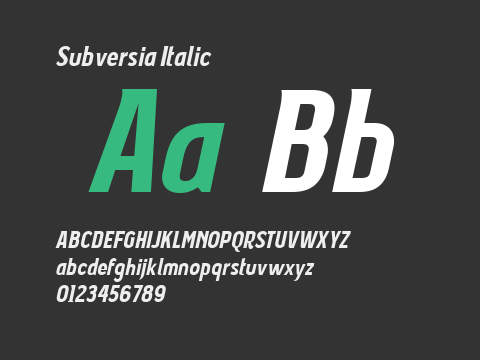 Subversia Italic