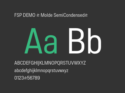 FSP DEMO - Molde SemiCondensed-