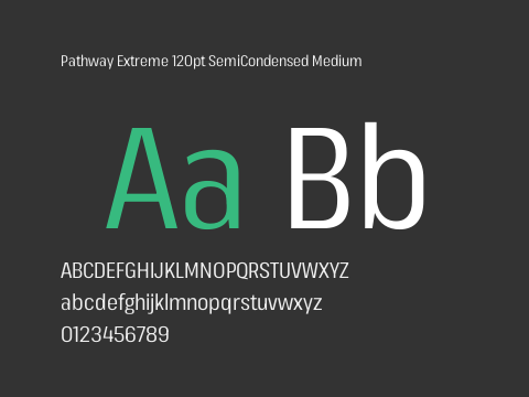 Pathway Extreme 120pt SemiCondensed Medium