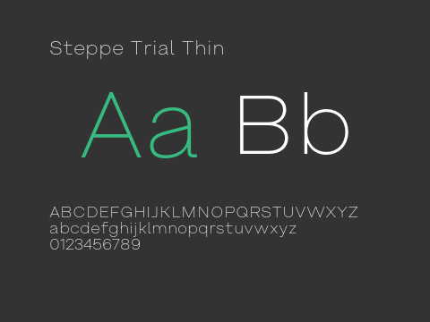 Steppe Trial Thin