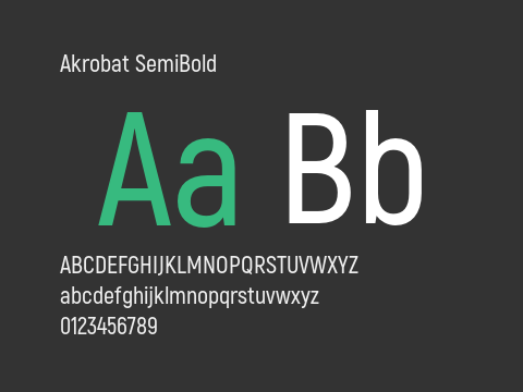 Akrobat SemiBold