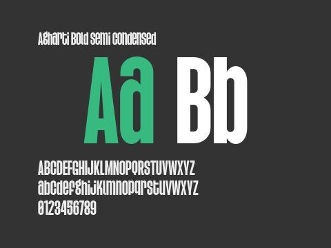 Agharti Bold Semi Condensed