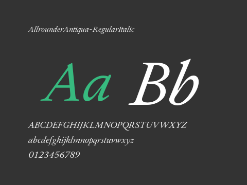 AllrounderAntiqua-RegularItalic