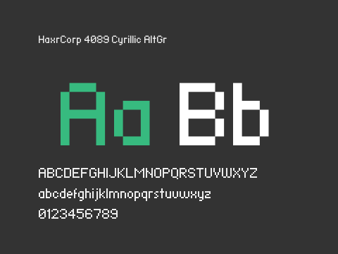 HaxrCorp 4089 Cyrillic AltGr