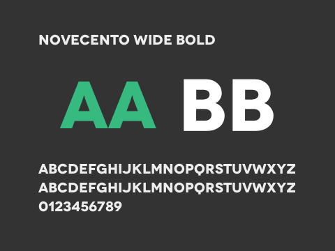 Novecento Wide Bold