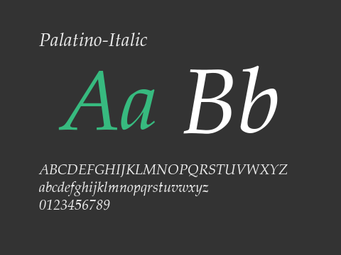 Palatino-Italic