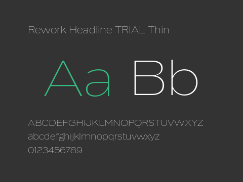 Rework Headline TRIAL Thin