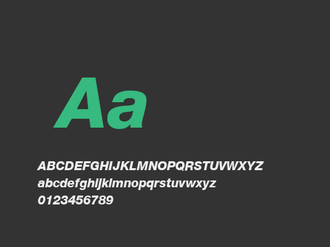 Helvetica 65 Medium