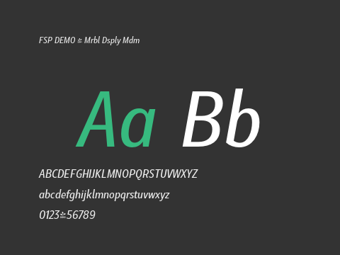FSP DEMO - Mrbl Dsply Mdm