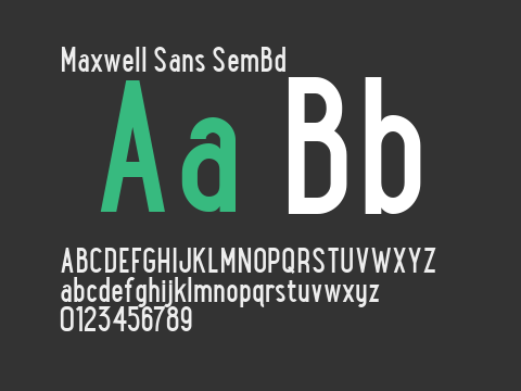 Maxwell Sans SemBd