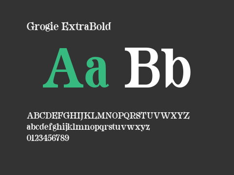 Grogie ExtraBold