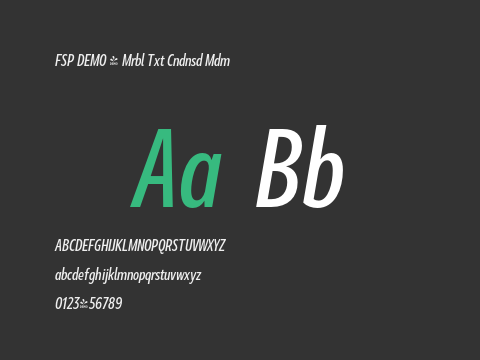 FSP DEMO - Mrbl Txt Cndnsd Mdm