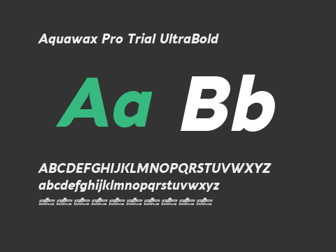 Aquawax Pro Trial UltraBold