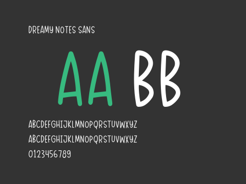 Dreamy Notes Sans