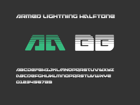 Armed Lightning Halftone