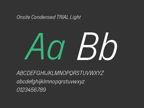 Onsite Condensed TRIAL Light