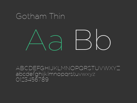 Gotham Thin