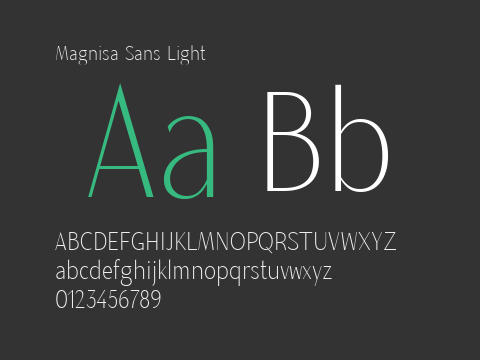 Magnisa Sans Light