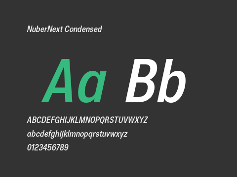 NuberNext Condensed