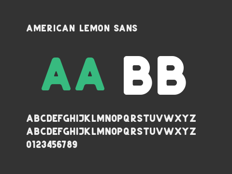 American Lemon Sans