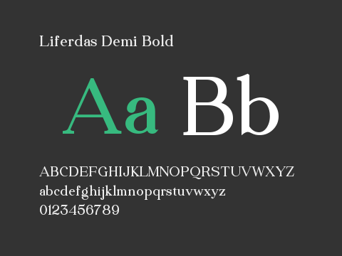 Liferdas Demi Bold