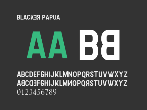 Blacker Papua