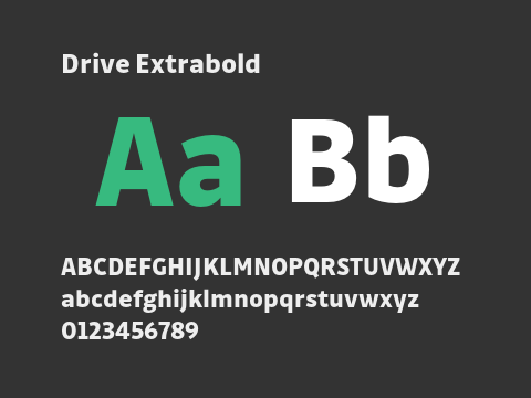 Drive Extrabold