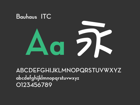 Bauhaus ITC