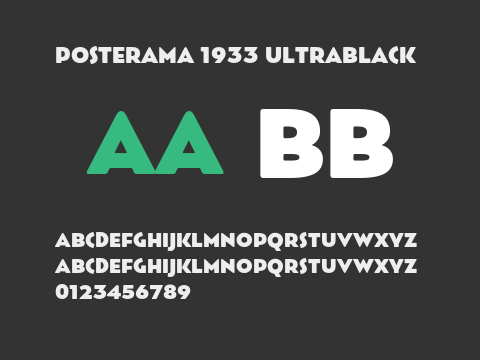 Posterama 1933 UltraBlack