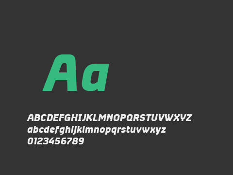 Absentia Sans Italic Bold