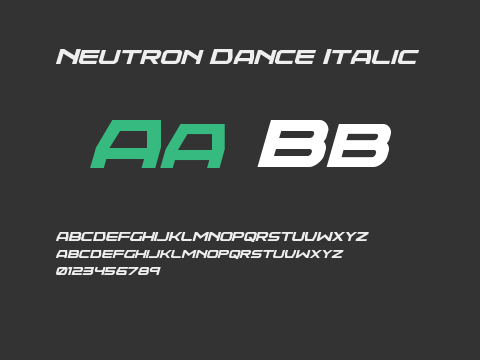 Neutron Dance Italic