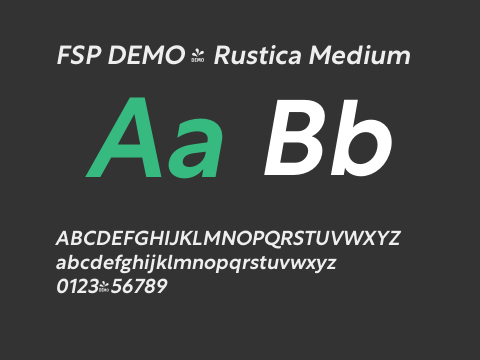 FSP DEMO - Rustica Medium