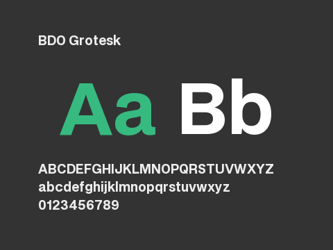 BDO Grotesk