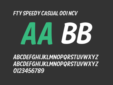 FTY SPEEDY CASUAL 001 NCV