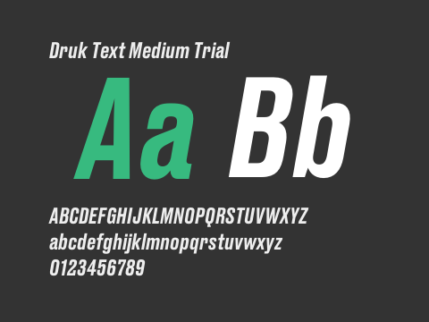 Druk Text Medium Trial