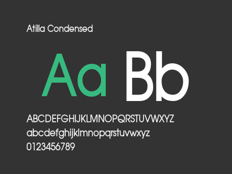 Atilla Condensed