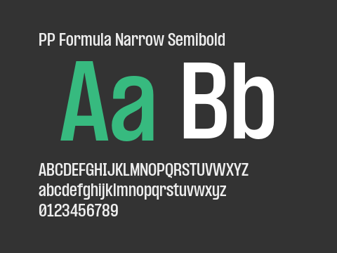 PP Formula Narrow Semibold