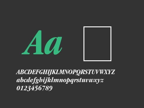 Garamond Black Condensed SSi